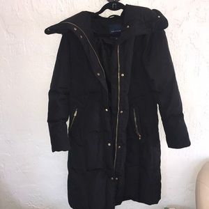Cole Haan Parka Black with Gold Detail Medium